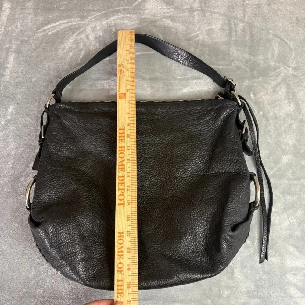 Banana Republic Braided Horse bit Black Leather Hobo bag Heritage Riding Caryall